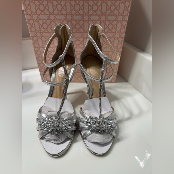 Jewel Badgley Mischka Hazel Embellished T-Strap Sandal - Picture 6 of 7